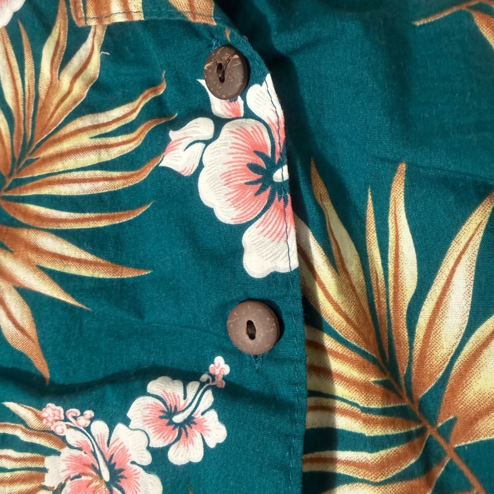 Vintage Tapa Casuals Hawaiian Floral Shirt- Size M - Picture 3 of 6